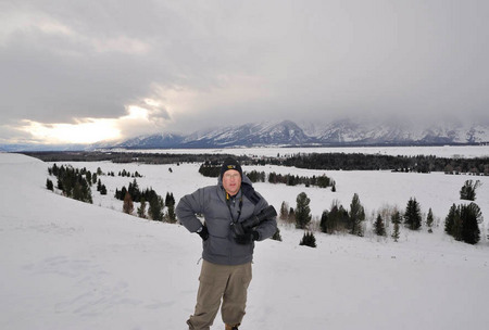 A cold day in the Grand Tetons