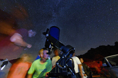 High School astronomy course at Pinnacles National Monument