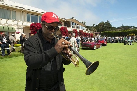 Jon Barnes, Jazz trumpeter, Concourse d'Elegance, Pebble Beach, California