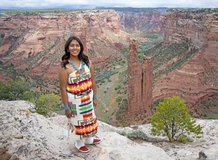 Navajo girl, Canyon de Chelly, Arizona