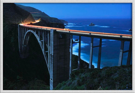 "Bixby Bridge night"