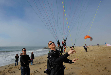 Paraglider instructor