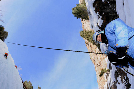 Ice climbers, Ouray Colorado
