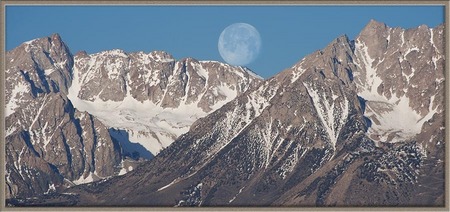 "Moon over Mount Tom"