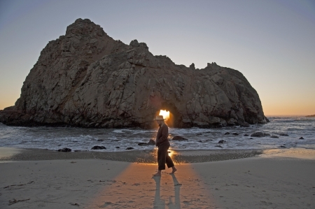 Sunset on Pfeiffer Beach